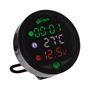 Obrázek z Voltmetr s teploměrem, hodinami a USB nabíječkou na motocykl 