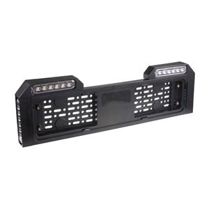 Obrázek z 4x PREDATOR 6x4W LED pod SPZ, 12-24V, prohnutové, oranžové, ECE R65 