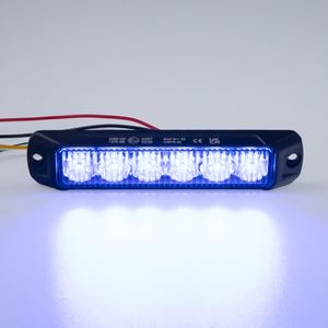 Obrázek z PROFI výstražné LED světlo vnější, modré, 12-24V, ECE R65 