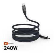 Obrázek Fixed USB-C/USB-C 2m 240W FIXDBM-CC2-GR