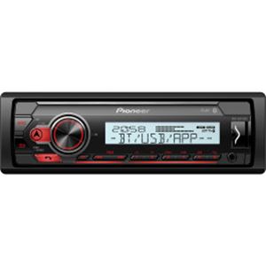 Obrázek z Pioneer MVH-MS410BT Bluetooth/USB autorádio do lodí, červená 
