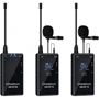 Obrázek z CKMOVA UM100 Kit2 Ultracompact 3.5mm Output UHF Dual-Channel Wireless Mic 