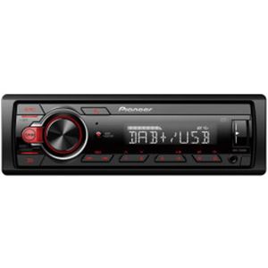 Obrázek z Pioneer MVH-130DAB autorádio, červená 