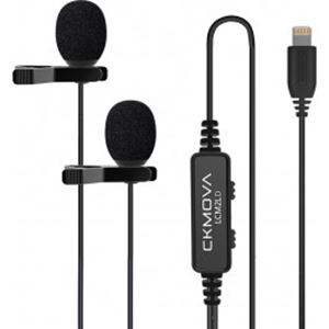 Obrázek z CKMOVA LCM2LD lavalier microphone pair Lightning 