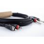 Obrázek z Cordial EU 1.5 PC 2x RCA / 2x jack 6,3 mm mono, 1,5 m 