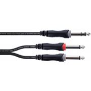 Obrázek Cordial EY 3 VPP 1x jack 6,3 mm stereo / 2x jack 6,3 mm mono, 3 m