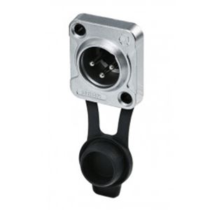 Obrázek z REAN RRX3M-Z-000-1 XLR panelový konektor - IP65 