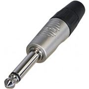 Obrázek REAN Mono 6,3mm JACK chrome plated housing, tin plated contacts