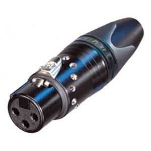 Obrázek z Neutrik NC3FXX-B-CRYSTAL 