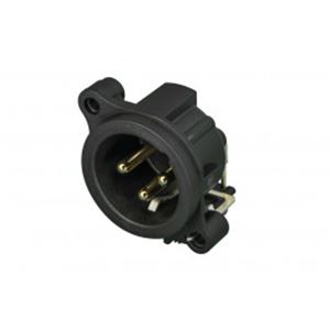 Obrázek z Neutrik NC3MAH Male XLR Receptacle 