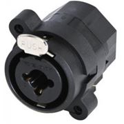 Obrázek REAN 3P XLR - 6,3 mm stereo jack COMBO female receptacle