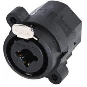 Obrázek z REAN 3P XLR - 6,3 mm stereo jack COMBO female receptacle 