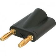 Obrázek REAN Dual Banana Plug black