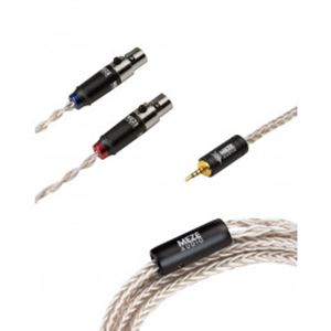 Obrázek z MEZE AUDIO Elite &amp;amp; Empyrean symetrický stříbrný kabel s 2.5mm jack 