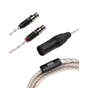 Obrázek z MEZE AUDIO Elite &amp;amp; Empyrean symetrický stříbrný kabel s 4PIN XLR 