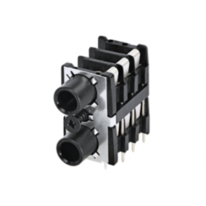 Obrázek z Neutrik NSJ12HC dvojitá stereo jack zásuvka 