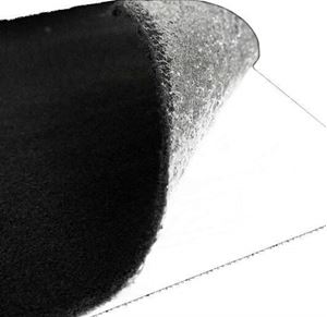 Obrázek z CTK Self-Adhesive Carpet samolepící potahový koberec  (černý/šedý) 1m 